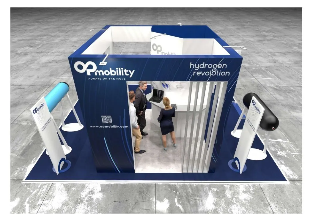 Hyvolution : le stand vu du dessus