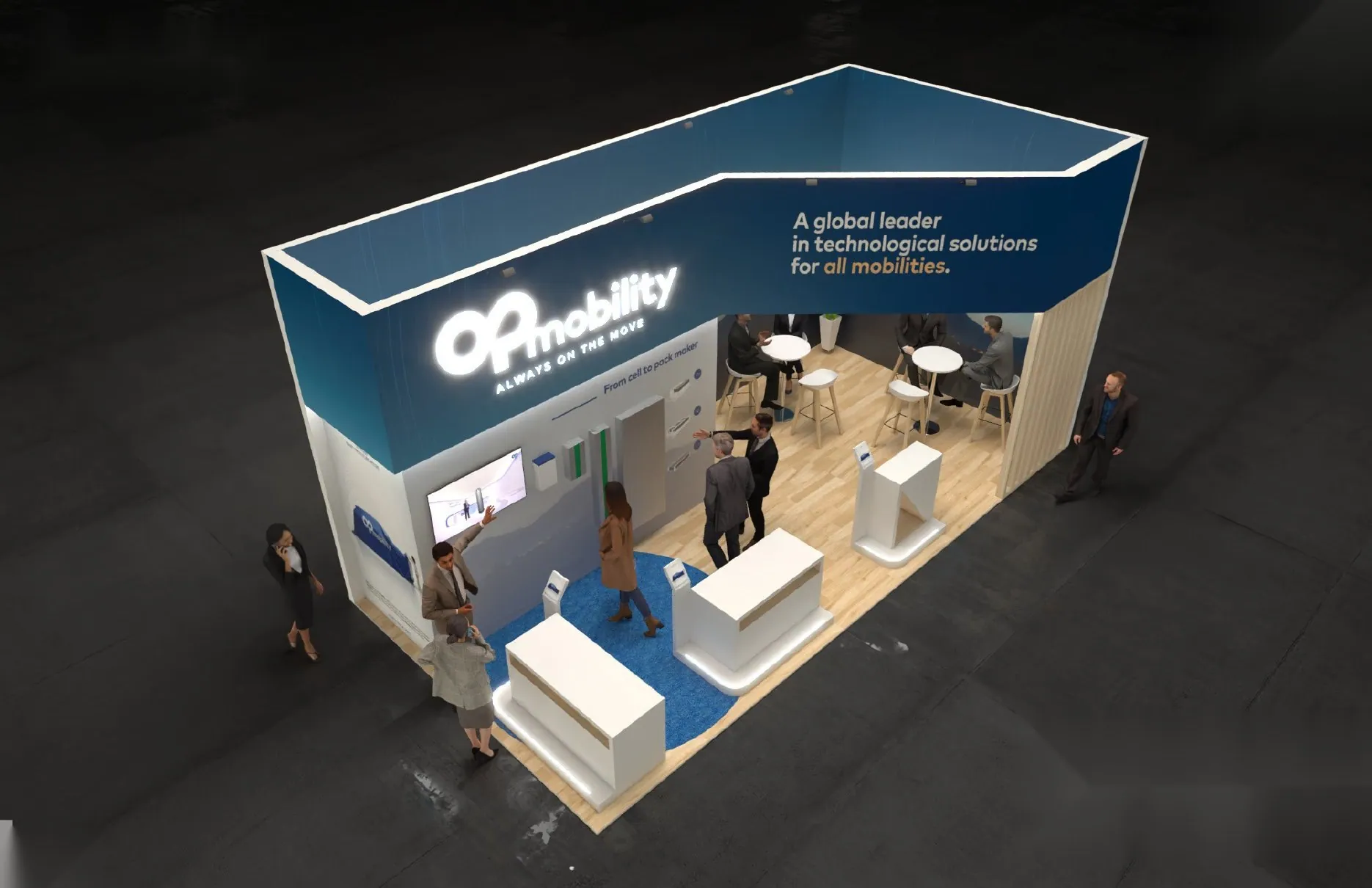 Battery Show India : vue du dessus